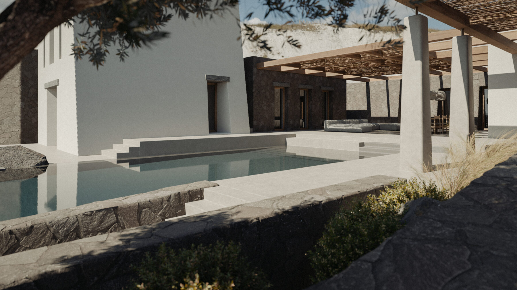 Archisearch Villa Juliette in Tourlos, Myconos island, Cyclades | Mado Samiou Architecture