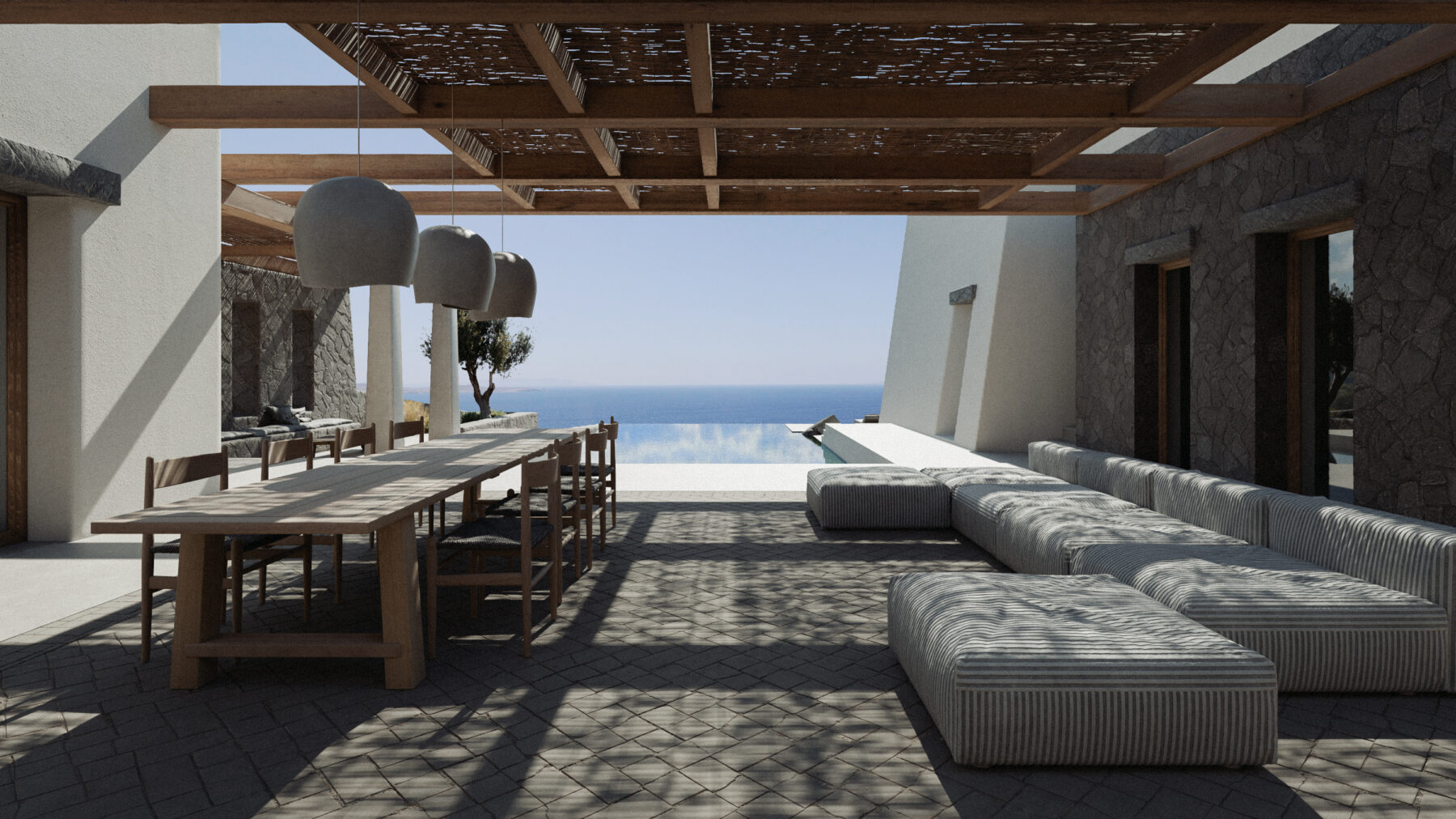 Archisearch Villa Juliette in Tourlos, Myconos island, Cyclades | Mado Samiou Architecture