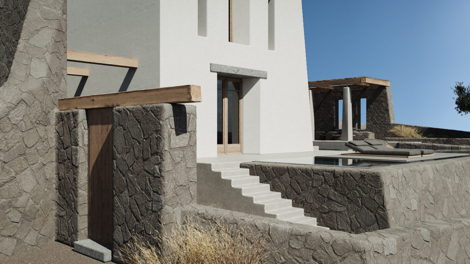 Archisearch Villa Juliette in Tourlos, Myconos island, Cyclades | Mado Samiou Architecture