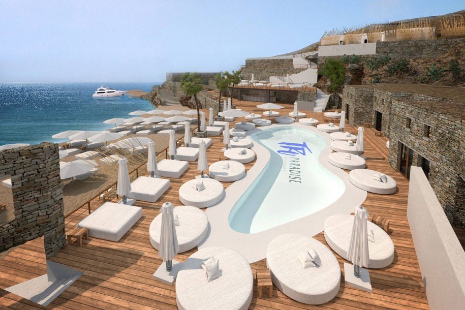 TRU Paradise Club, Human Point Architecture Construction & Development, Mykonos, Cyclades, Greece, all-day club, entertainment, renovation, 2017