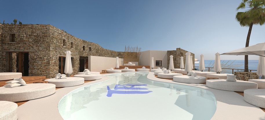 TRU Paradise Club, Human Point Architecture Construction & Development, Mykonos, Cyclades, Greece, all-day club, entertainment, renovation, 2017