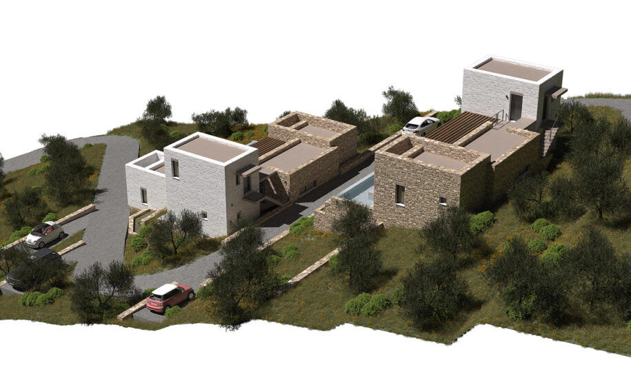 Archisearch Project 187: three single stone houses in Nafplio, Greece by TZOKAS architects