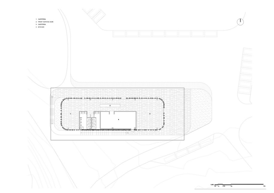 Mecanoo, Taekwang Country Club Café , Gyeonggi-do, South Korea, 2015