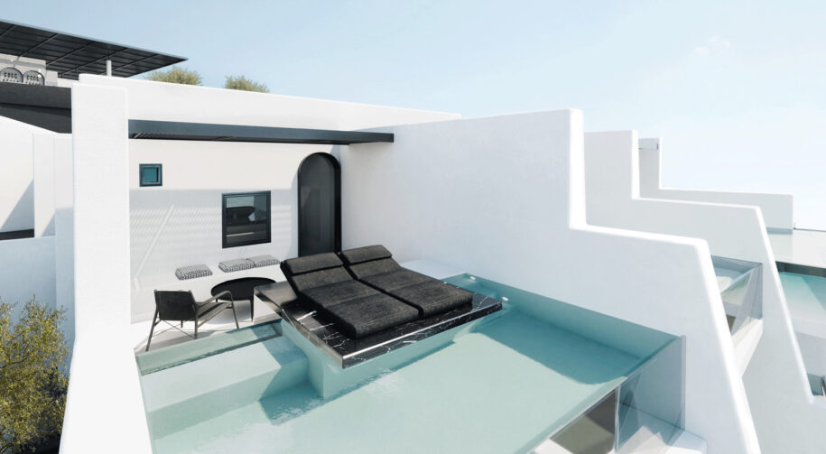 Archisearch Tagoo Black: a hotel renovation in Mykonos, Cyclades by Mado Samiou Architecture