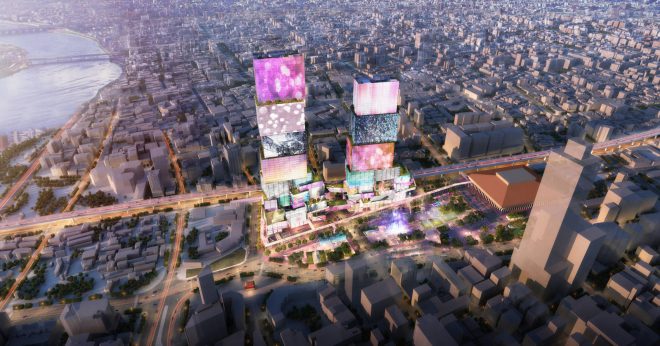 Archisearch - Taiwan's Times Square: MVRDV's Taipei Twin Towers is an ambitious proposal to intensify the Capital City's Central Station area