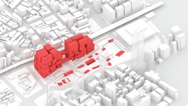Taipei Twin Towers, MVRDV, Winy Mass, Taiwan's Times Square, Taipei, Taiwan, 2018