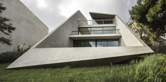 Archisearch - Oblique Cuts through the Concrete: Residence in Kallitechnoupolis / Tense Architecture Network