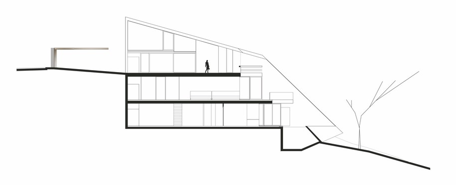 Tense Architecture Network, residence, house, TAN, 2011, greek architects, Greece, Kallitechnoupoli, concrete, cut