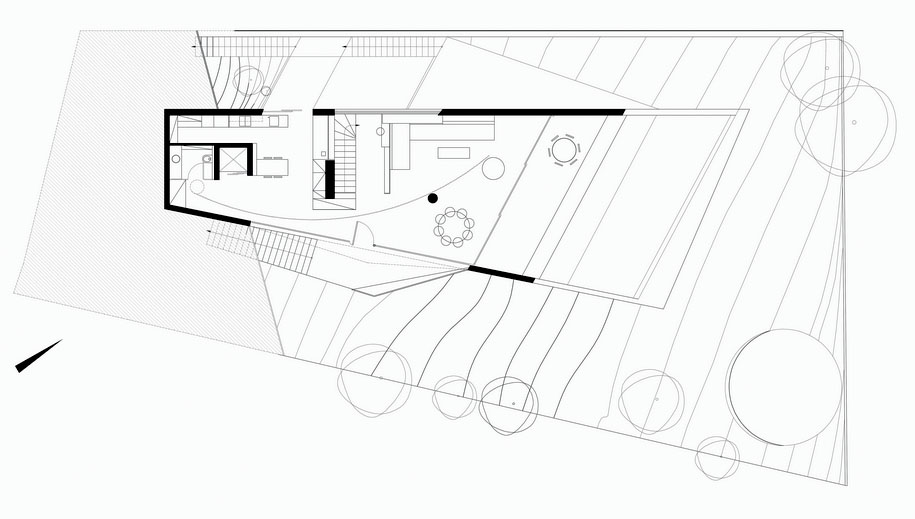 Tense Architecture Network, residence, house, TAN, 2011, greek architects, Greece, Kallitechnoupoli, concrete, cut