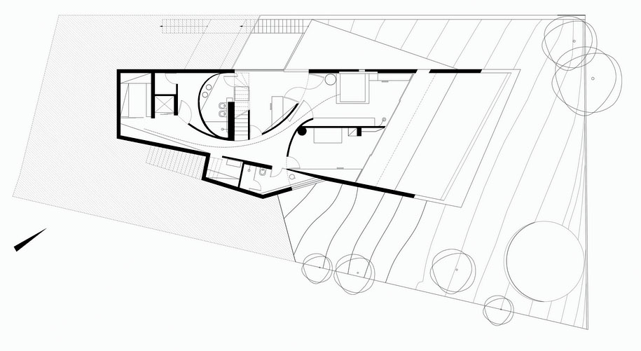 Tense Architecture Network, residence, house, TAN, 2011, greek architects, Greece, Kallitechnoupoli, concrete, cut