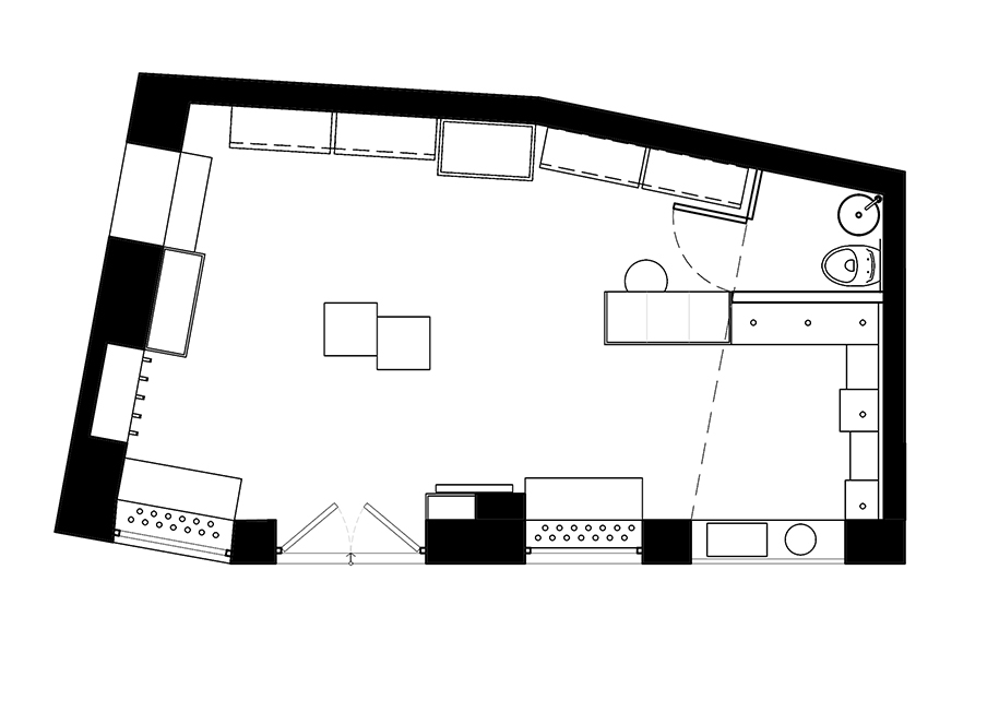 terra, concept, store, syros, ermoupoli, normless, commercial, historic, plan