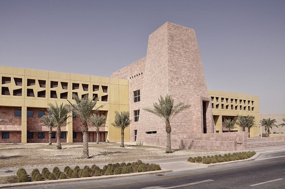 Archisearch Pygmalion Karatzas captures Texas A&M Engineering College in Qatar designed by Legorreta + Legorreta Architects