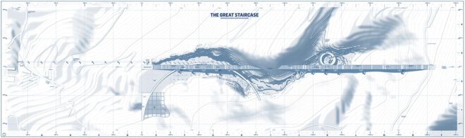Archisearch - The Great Staircase: Metropolitan Park in Hymettus | Diploma thesis by Filippos Lagos