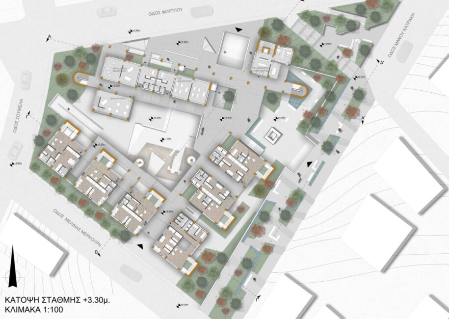 Archisearch Municipal Center of Hospitality for Minors | Diploma thesis by Theodora Lialia & Georgia Vasiliou