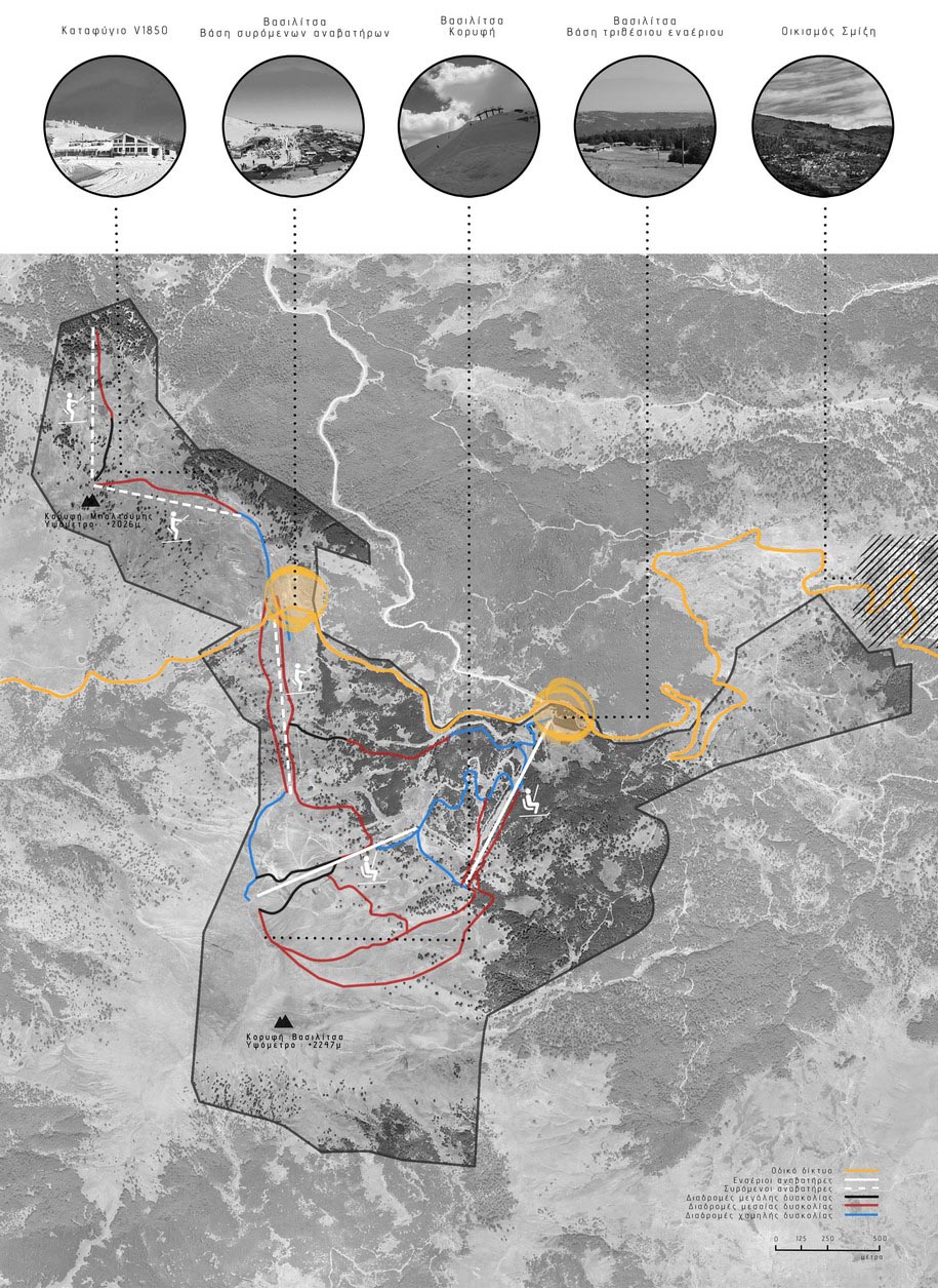 Diploma Project, AT +1650M: DESIGNING FOR VASILITSA, SKI CENTER, Grevena, 2017, NTUA, thesis, Pantelis Dimopoulos