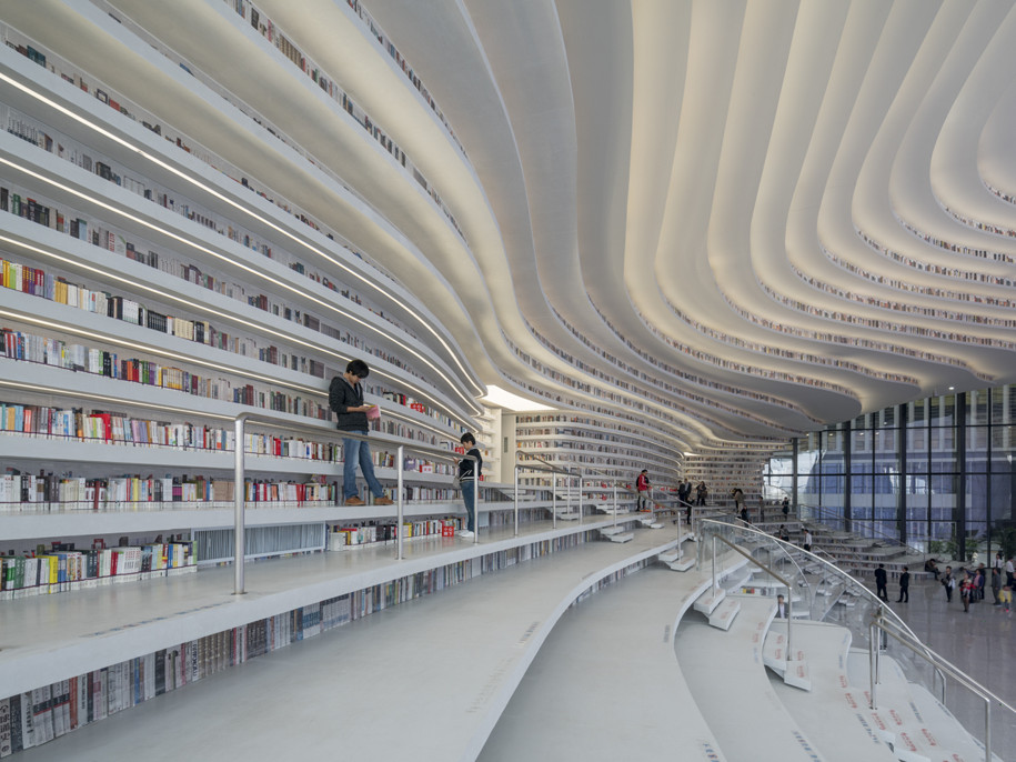 Archisearch Tianjin Binhai Library in China | MVRDV & Tianjin Urban Planning and Design Institute (TUPDI)