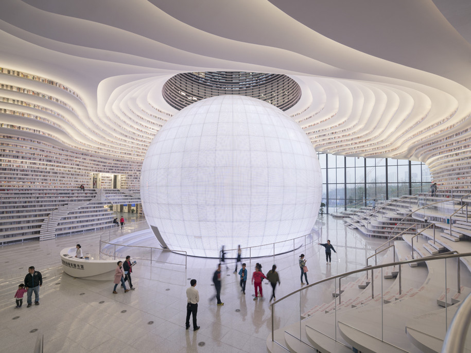 Archisearch Tianjin Binhai Library in China | MVRDV & Tianjin Urban Planning and Design Institute (TUPDI)