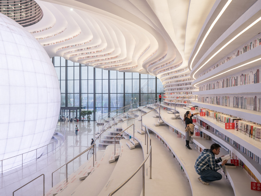 Archisearch Tianjin Binhai Library in China | MVRDV & Tianjin Urban Planning and Design Institute (TUPDI)