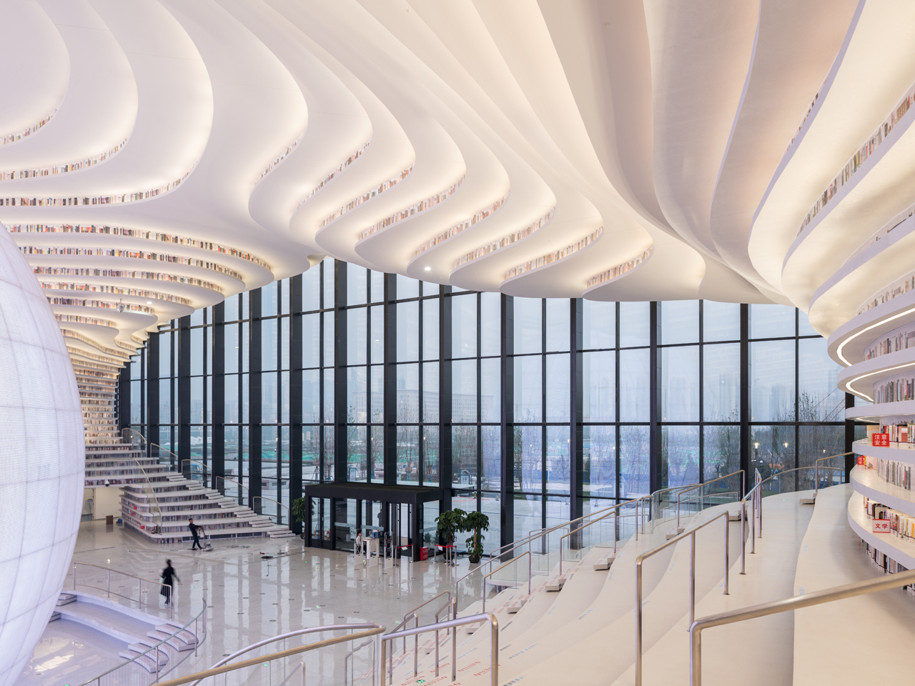 Archisearch Tianjin Binhai Library in China | MVRDV & Tianjin Urban Planning and Design Institute (TUPDI)