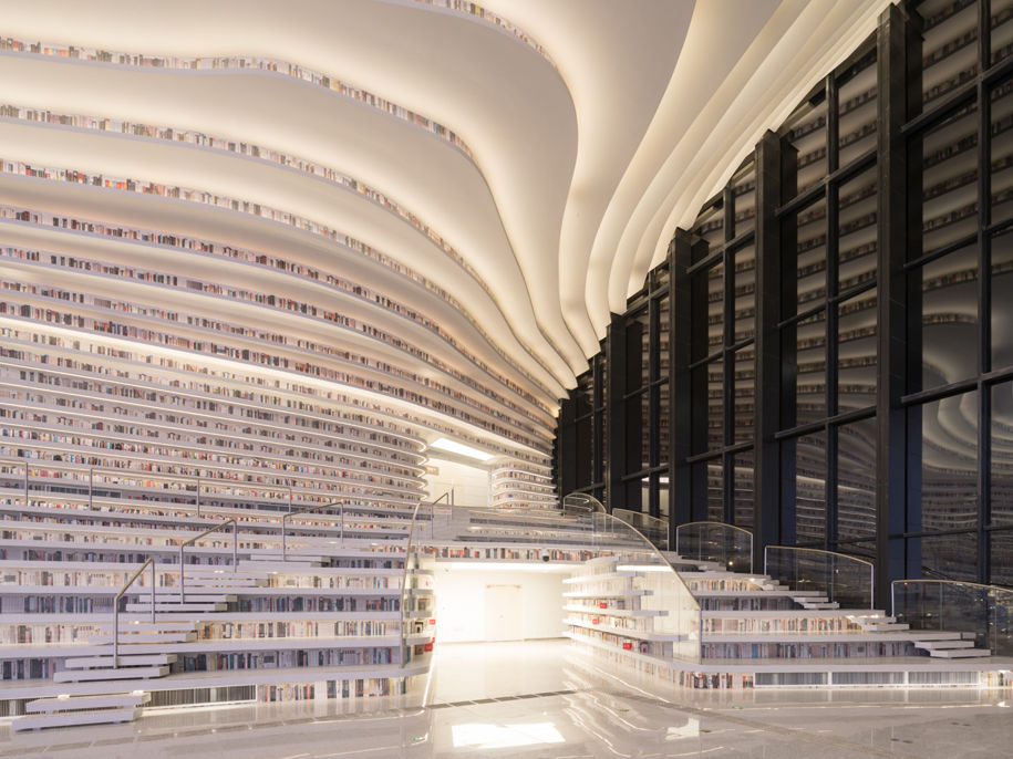 Archisearch Tianjin Binhai Library in China | MVRDV & Tianjin Urban Planning and Design Institute (TUPDI)