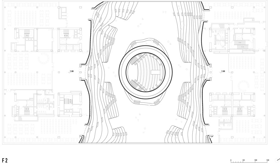 Archisearch Tianjin Binhai Library in China | MVRDV & Tianjin Urban Planning and Design Institute (TUPDI)