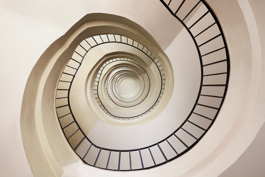 Balint Alovits, photography, Bauhaus, Art-Deco, staircase, Budapest, Hungary, architecture, interior