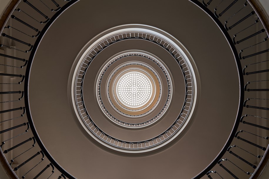 Balint Alovits, photography, Bauhaus, Art-Deco, staircase, Budapest, Hungary, architecture, interior