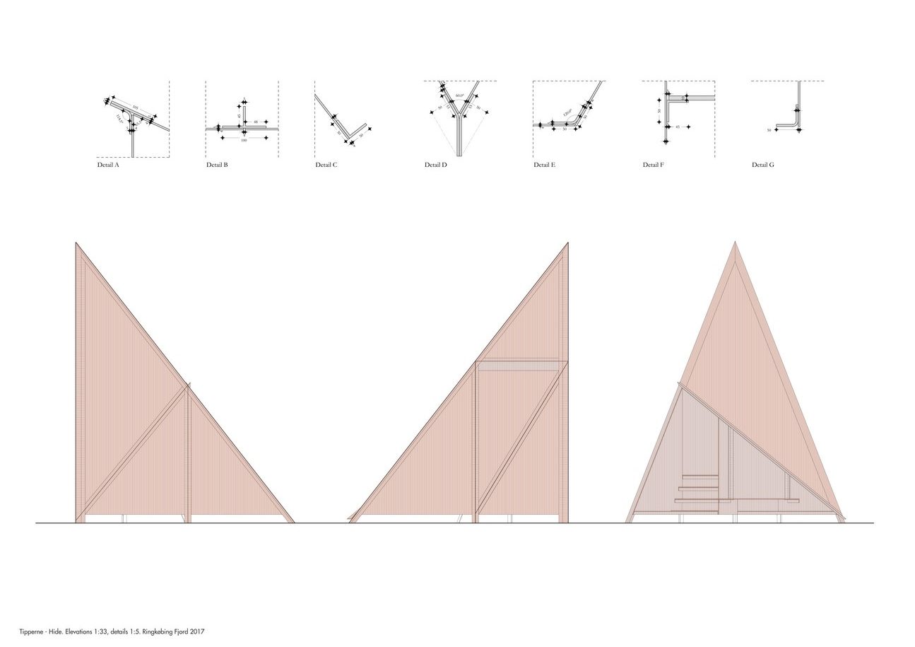 Archisearch Johansen Skovsted Arkitekter imagined Tipperne Bird Sanctuary as free standing objects in the landscape