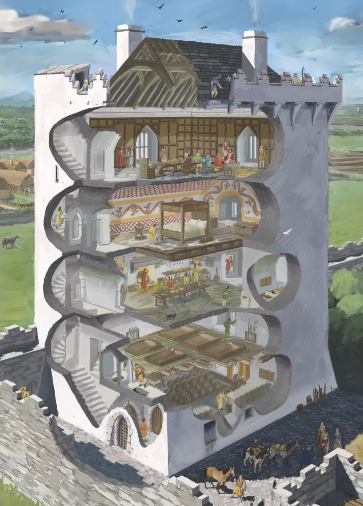 Archisearch The Summer Refuge | Episode 11: Cucu by Samsú & Studio Bucky is a Cocoon-Like Refuge Referencing Ireland’s Rural Tower Houses.