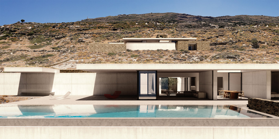 Praxitelis Kondylis, Πραξιτέλης Κονδύλης, Α31 architecture, Two Summer Houses in Andros, Δύο Εξοχικές Κατοικίες στην Άνδρο, Άνδρος, Κυκλάδες