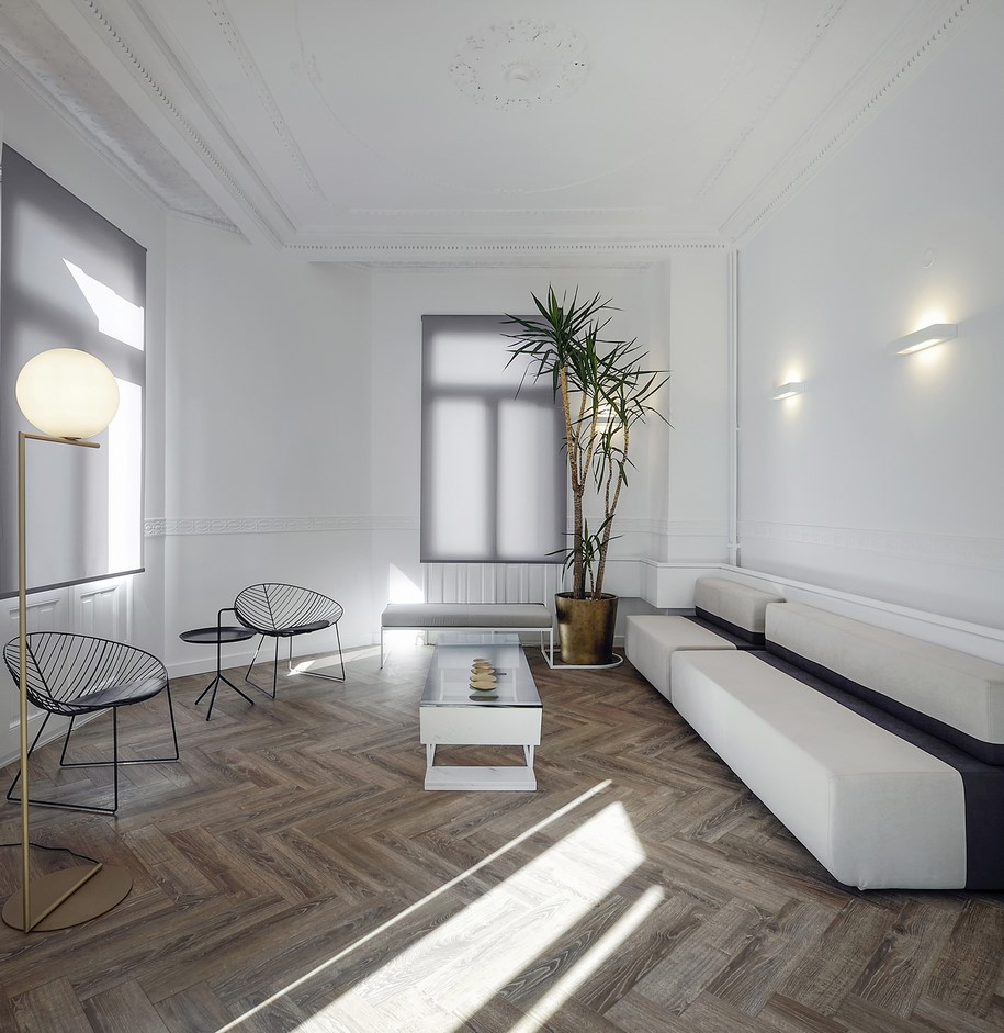 UBU Plan, Plastic Surgery, Thessaloniki, minimal, minimalist, interiors, white, modern