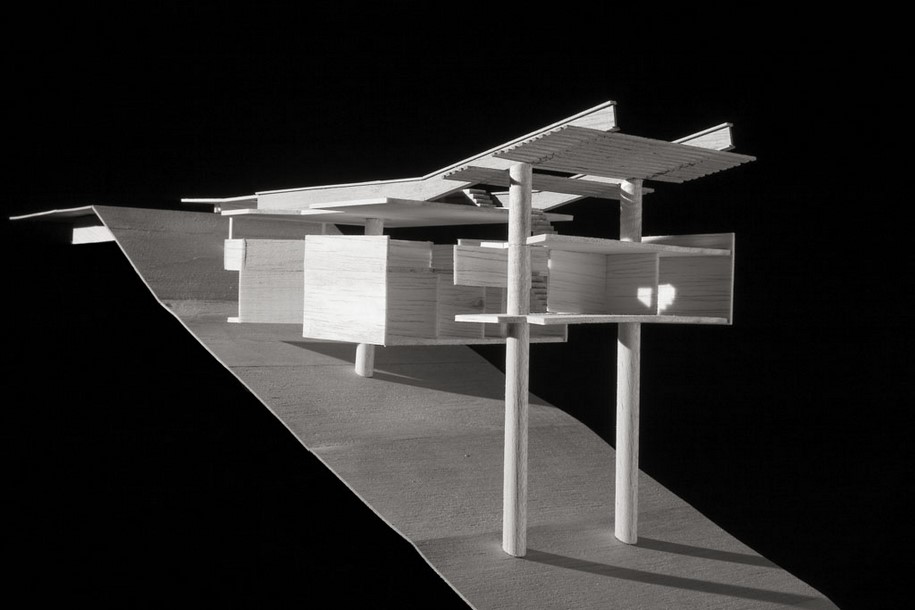 spbr arquitetos, HOUSE IN UBATUBA, Brazil, 2009, concrete, model