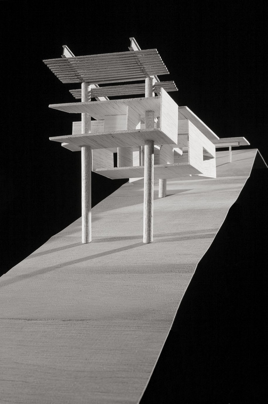 spbr arquitetos, HOUSE IN UBATUBA, Brazil, 2009, concrete, model