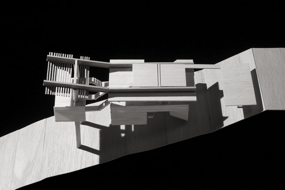 spbr arquitetos, HOUSE IN UBATUBA, Brazil, 2009, concrete, model