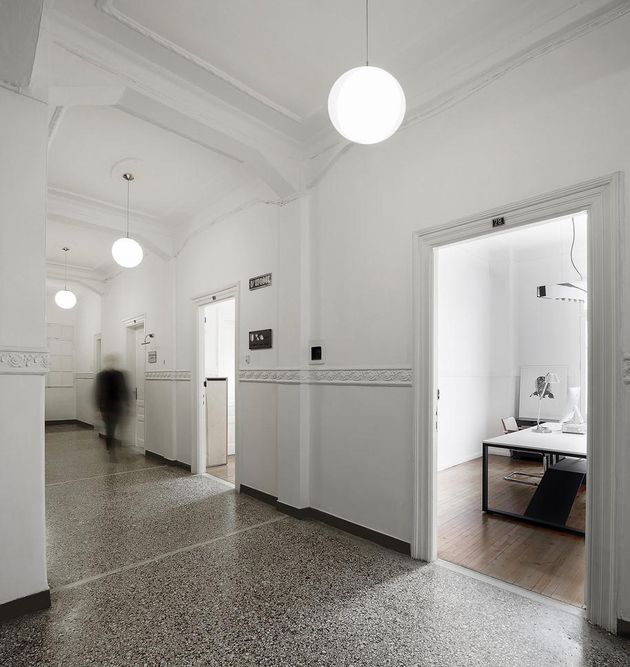 Archisearch UBUplan Established their Office in a Sleek Intewar Building in Thessaloniki, Greece