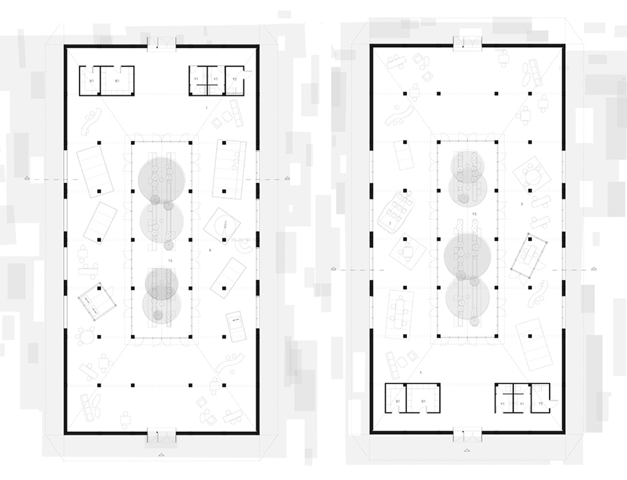 Upcycle, Lapides, Lateres, Prize, Reuse, stables, Port, Thessaloniki, Competition, TTDZ Architects & Partners, Plans, Incubators