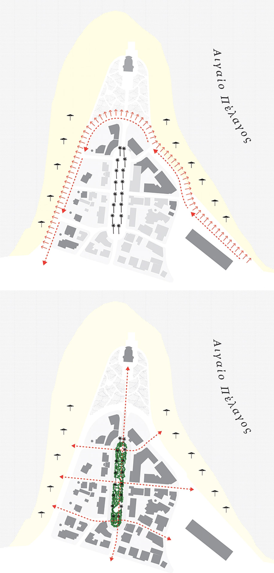 Urban Oasis, Charitou, square, prize, competition, reconstruction, Rhodes, Greece, Thomidou, Socci, Domeniconi