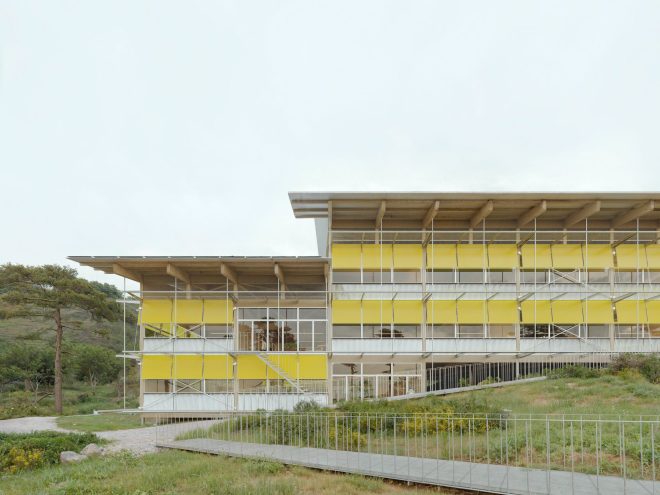 Archisearch - Architecture for Education: Colegio Insular is a Reversible School and Civic Space in Juan Fernandez Island, Chile.