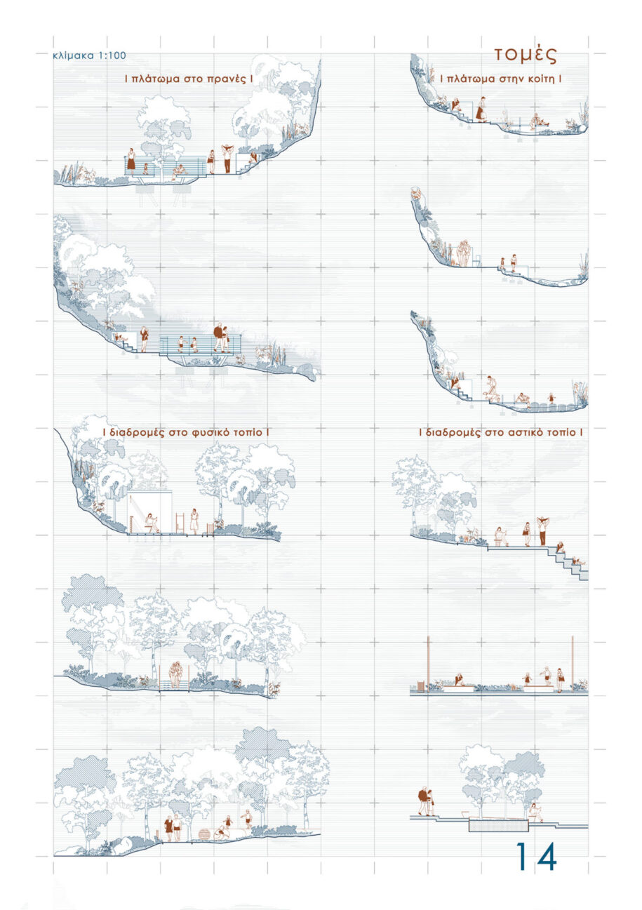 Archisearch Redefining the relationship between the city and the river: the case of Arapitsa river in the city of Naoussa | Diploma thesis by Vasiliki Giagkoula