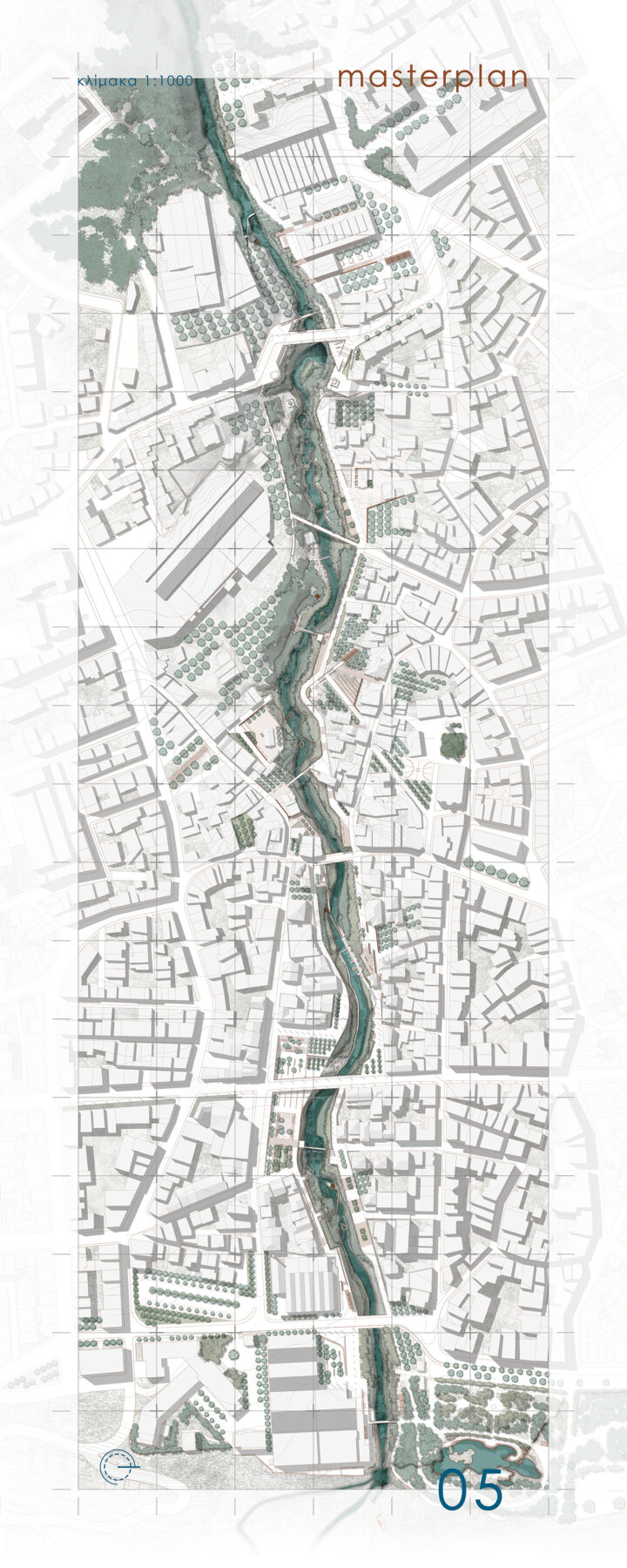 Archisearch Redefining the relationship between the city and the river: the case of Arapitsa river in the city of Naoussa | Diploma thesis by Vasiliki Giagkoula