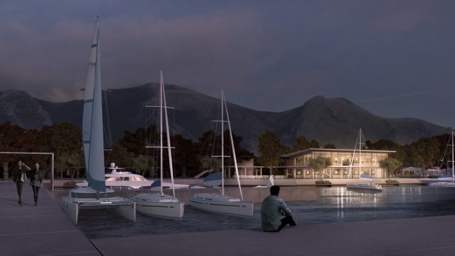 Archisearch - Modern Hotel Resort in Skotina, Pieria : joining the sea | Diploma thesis by Dimitra Vani & Fani Miligkou