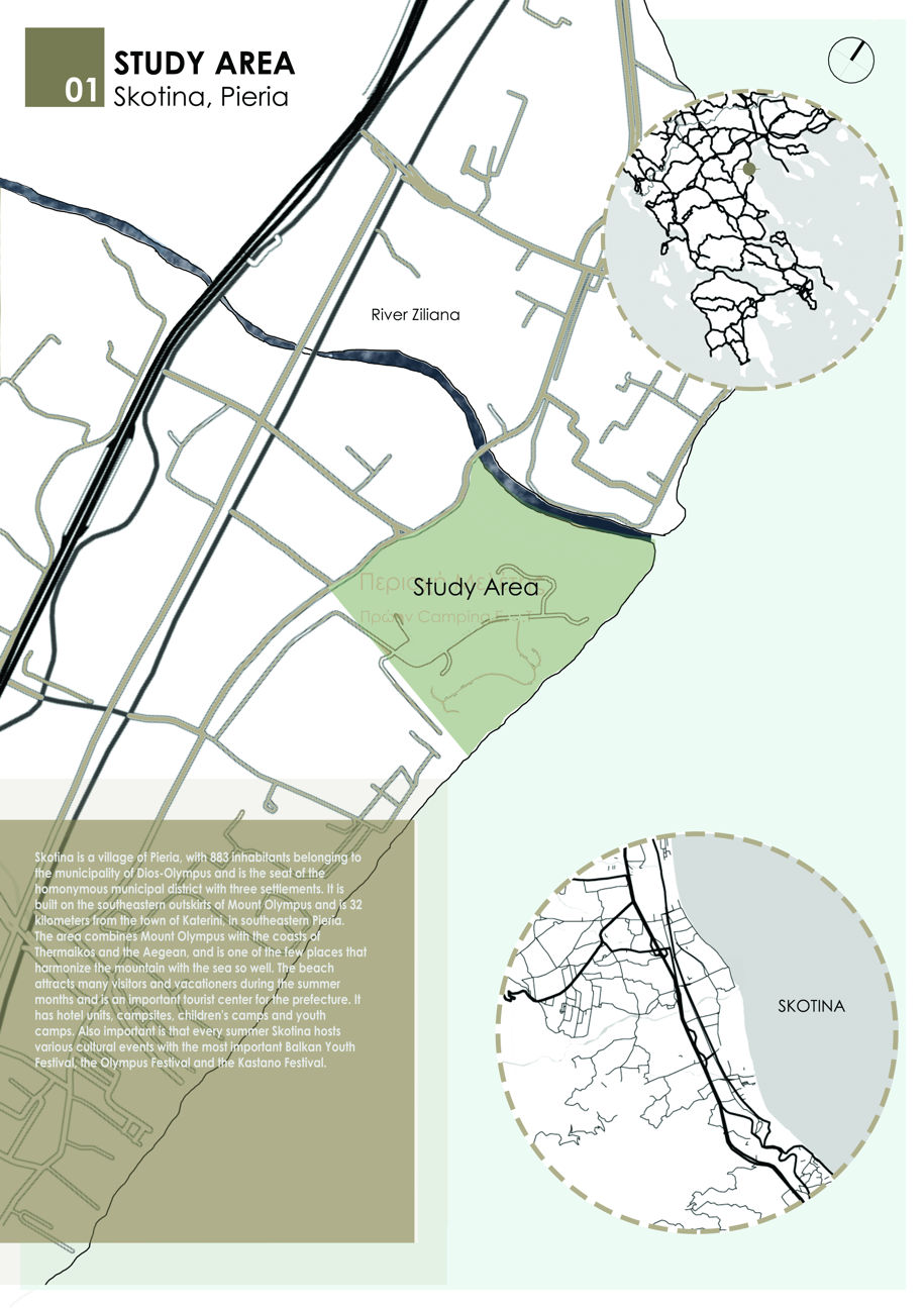 Archisearch Modern Hotel Resort in Skotina, Pieria : joining the sea | Diploma thesis by Dimitra Vani & Fani Miligkou