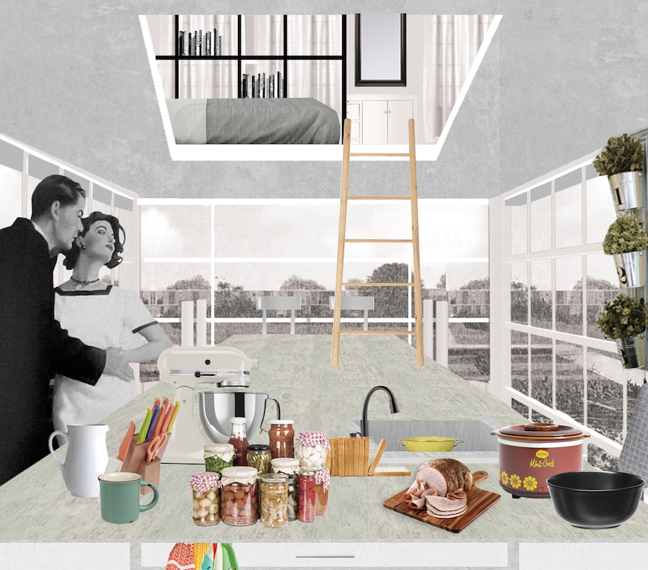 Archisearch Typologies_living-working | Master Thesis Project by Vasiliki Bakavou