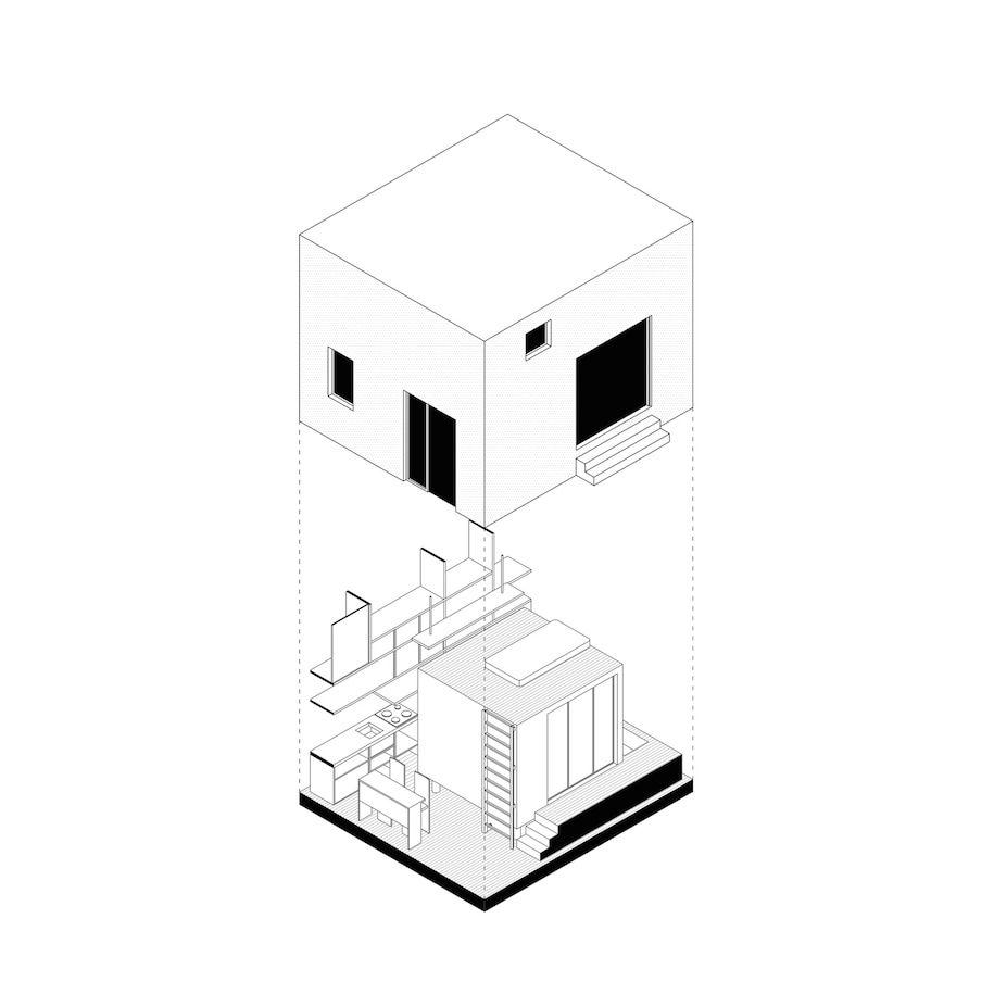 Archisearch Typologies_living-working | Master Thesis Project by Vasiliki Bakavou