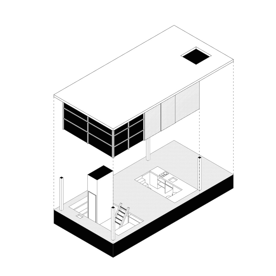 Archisearch Typologies_living-working | Master Thesis Project by Vasiliki Bakavou