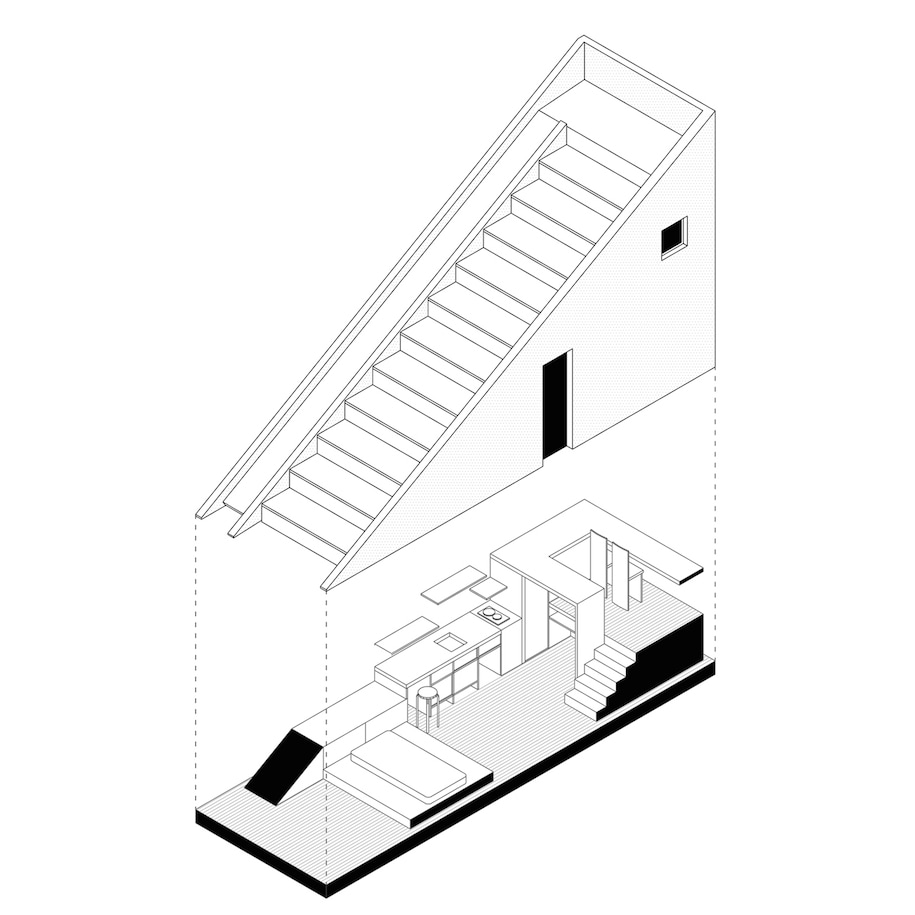 Archisearch Typologies_living-working | Master Thesis Project by Vasiliki Bakavou