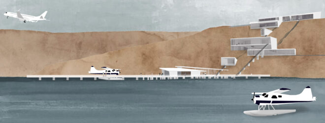 Archisearch - Redefining the accessibility to the dispersed urbanity of the Aegean Archipelago: Syros Island National Airport and Seaplane base (JSY) | Diploma thesis by Vasiliki Bakomichali 