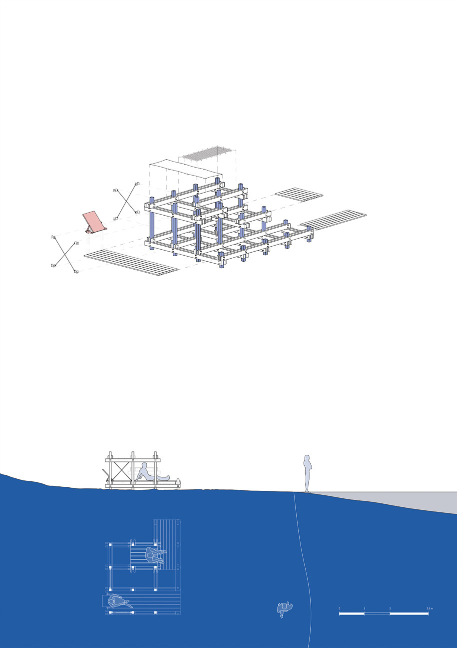 Archisearch CURLING UP AT LAKE KAIAFAS: A scenario of hospitality in the natural landscape | Thesis by Vassiliki Lianou