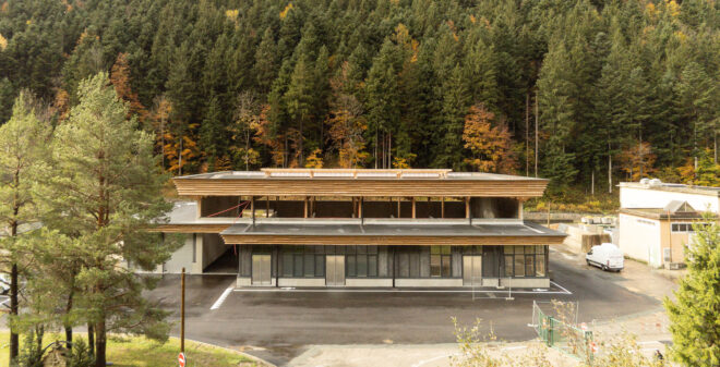 Archisearch - PNG architects designed an eco-site with technical infrastructure in Vercors National Park, France