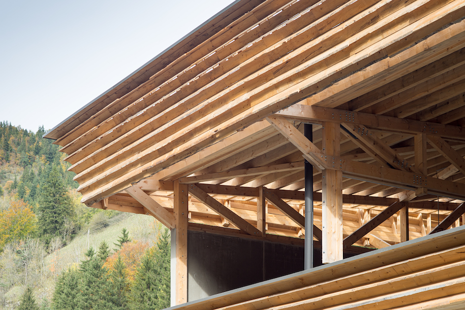 Archisearch PNG architects designed an eco-site with technical infrastructure in Vercors National Park, France